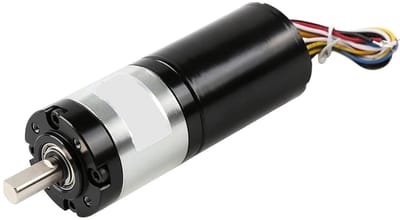 Planetaire Motor - Gereedschap Motor - Automatisering Systemen - Geluidsarme Warmteafvoer - 36mm Diameter - Zilver