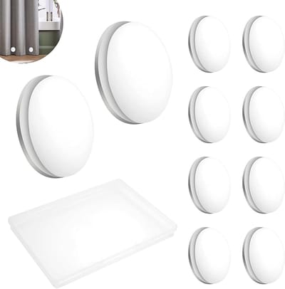 Set van 10 Magnetische Gewichten voor Douchegordijnen, Rond en Sterk, Ideaal voor Douchegordijnen, Tafelkleden en Decoratie