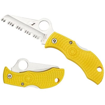 Spyderco Zakmes ManBug Lightweight Salt Yellow H-1 PE