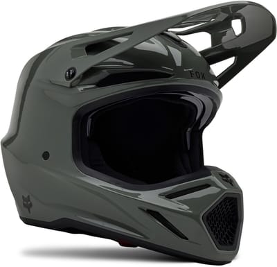 FOX V3 RS Carbon Solid Grijs MIPS Crosshelm - Helm