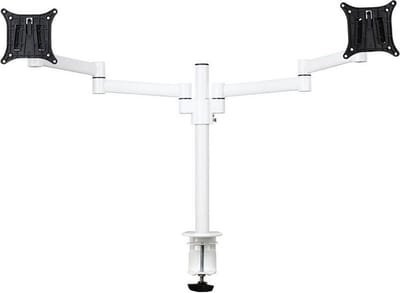 monitor arm 2 schermen - Wit