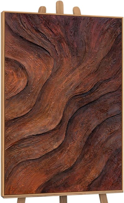 Canvas schilderij handgeschilderd breath of a tree abstract – YS-Art Gallery – Luxe wanddecoratie voor woonkamer – Modern schilderij voor slaapkamer en hal
