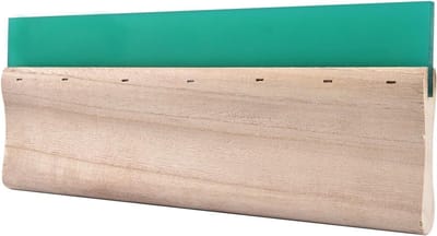 Screen Printing Rakel met Houten Pen en Handvat - 30 cm, Perfect voor Zeefdruk en Creatieve Projecten, 1 Stuk
