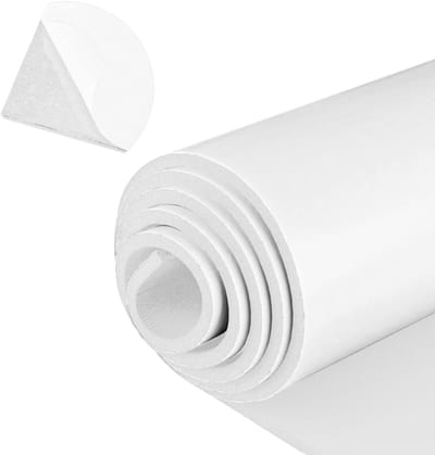 Zelfklevend Cell Rubber Foam 300 mm x 3 mm x 2 m voor Deur- en Raamafdichting, Geluidisolatie, Schokbescherming en Weerbestendigheid