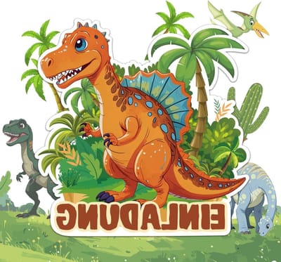 Verjaardagsuitnodigingen voor Kinderen met Dino-thema, 12 Stuks, Geschikt voor Jongens en Meisjes, Feestuitnodigingen voor Verjaardagspartijen
