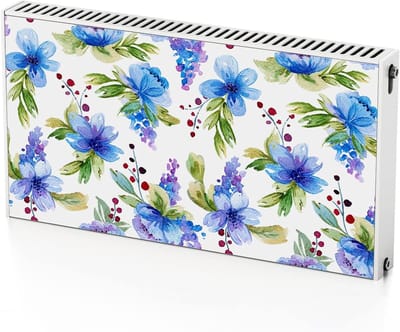 Radiator magneetfolie - Decoratieve afdekking - Interieur verfraaien - Zelfklevend patroon - 110x60 cm - Blauw