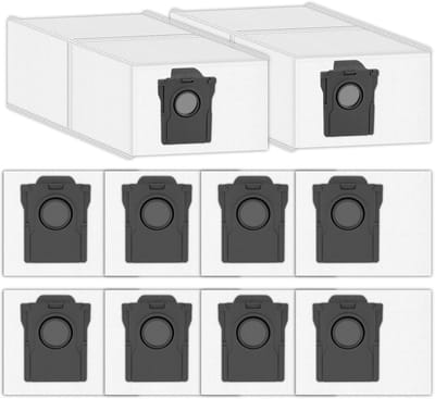 10 Stuks Vervangende Stofzakken - geschikt voor Mova P50 Pro Ultra - P10 Pro Ultra - P10 Ultra - S20 Ultra Robotstofzuiger Met Zelf-Leegstation - Accessoireset