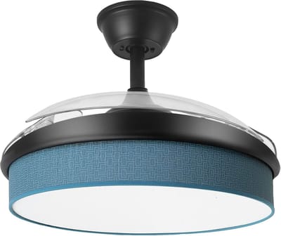 Moderne Plafondventilator - Stille Ventilator - Comfortabele Luchtstroom - Energiebesparende DC Motor - 108cm Diameter - Wit