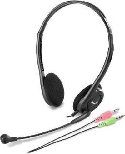 Headphones with Microphone Genius PC HS 200C Black