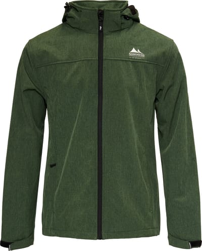 Nordberg Kjeld - Softshell Outdoor Zomerjas Heren - Groen Melange - Maat M