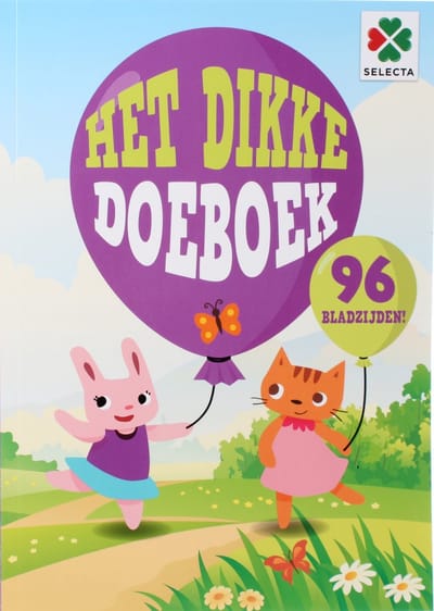 Tactic Selecta Het Dikke Doeboek - 96 Pagina's - Kleur-, Puzzel- en Activiteitenboek voor Kinderen - Vanaf 2 Jaar