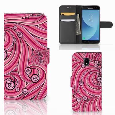 Samsung Galaxy A30 Hoesje Swirl Pink