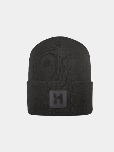 Hatland Dogan Wollen Muts - Heren Mutsen - Black