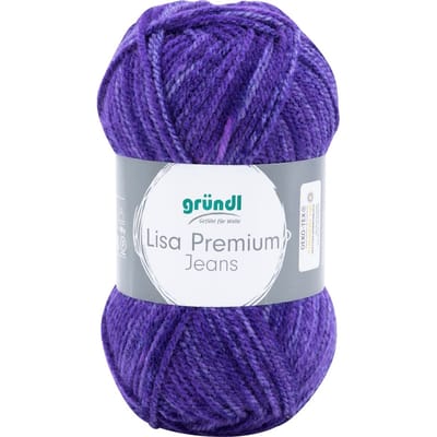 Gründl Wol "Lisa Premium Jeans" - Paars-Mottled