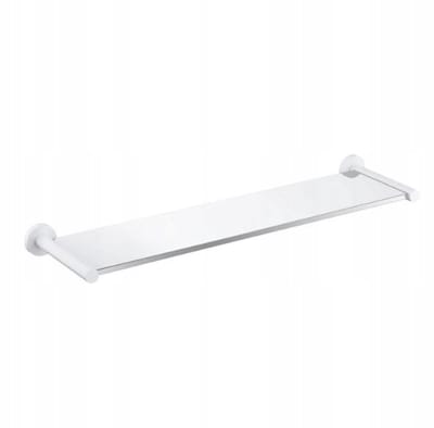 Omnires Modern Project Glazen Plank 55cm Mat Wit MP60930WM