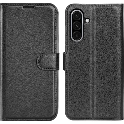 Comfycase Samsung Galaxy A36 Bookcase Hoesje Zwart