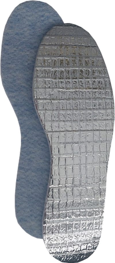 Ronilux Alu Inlegzool voor Kinderen - Winter Inlegzool met Aluminiumfolie - Tegen koude voeten - Isolerend - Maat 30/31