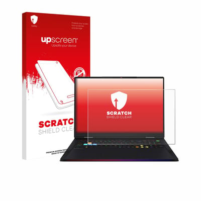 upscreen - Screenprotector voor MSI Raider 18 HX AI 2025 - Folie Beschermfolie transparant