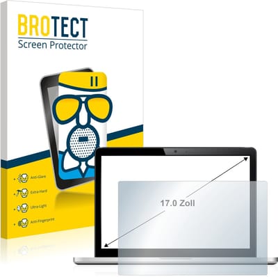 BROTECT - Screenprotector voor Laptops met 17 inch Schermen [338 mm x 270 mm, 5:4] - Folie Beschermfolie Beschermglas matte