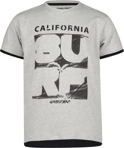 4PRESIDENT T-shirt jongens - Grey - Maat 110