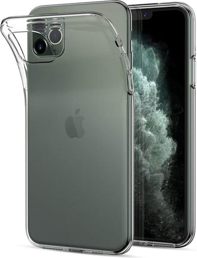 Hoesje voor iPhone 11 Pro Max backcover Shockproof siliconen Transparant