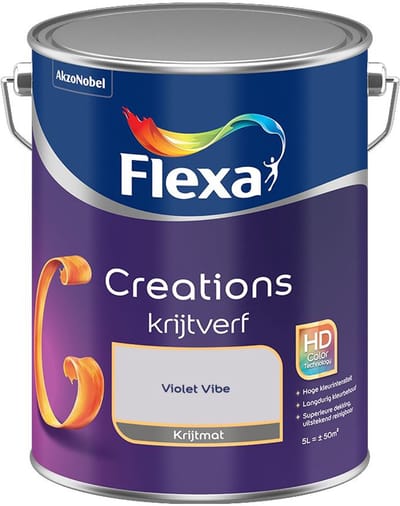 Flexa - Creations Muurverf Krijt - Violet Vibe - Mengverf - 5 L