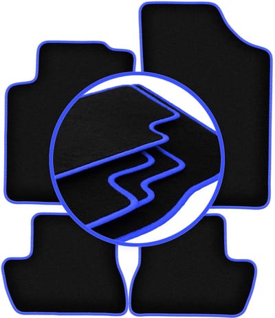 CARLUX-BLUE automatten voor: Citroen C2 hatchback (2003-2009)