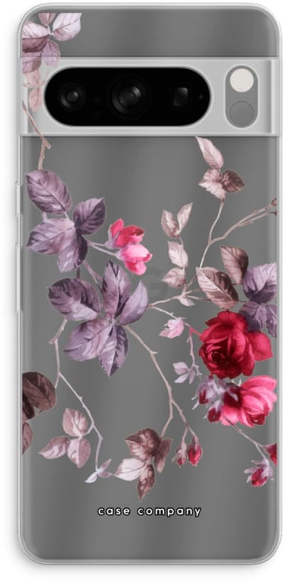 Case Company® - Hoesje geschikt voor Google Pixel 8 Pro hoesje - Mooie bloemen - Soft Cover Telefoonhoesje - Bescherming aan alle Kanten en Schermrand