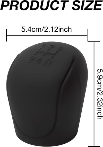 2 Stuks Siliconen Autoschakelpook Afdekking - Anti-slip, Krasbestendig, Rekbaar