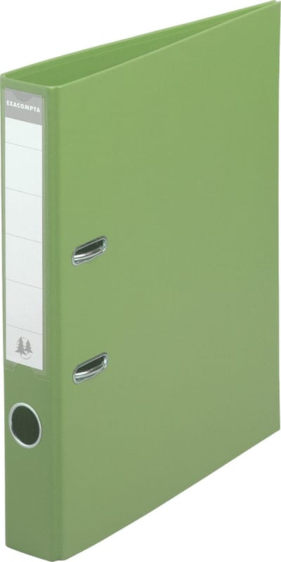 Exacompta 10x Prem'Touch® PVC Ordner met hefboom - rug 50 mm - A4 - Anijsgroen - 53556E