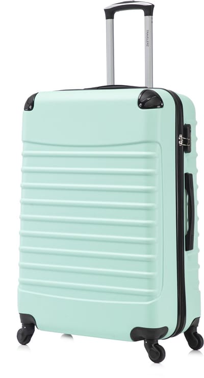 Travelerz Rome Koffer – Handbagage 39 Liter – Lichtgewicht ABS – Spinner Wielen – Mint Groen – Met Cijferslot