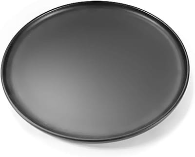 ronde plaat bestekbak Western Restaurant Steak plaat ontbijt lunch plaat keramische plaat kookplaat Cutler plaat (Size : 20.5CM*1.5CM)