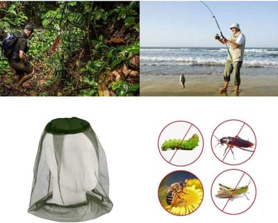 Insecten Hoofdnets Set van 4 - Bescherming Tegen Muggen en Insecten - Ideaal voor Buitenactiviteiten