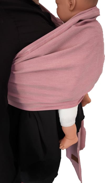 Unyqoos® Ergonomische draagdoek van biologisch katoen voor baby's en peuters tot 15 kg