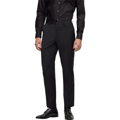 Boss Rechte broek heren Leon (Zwart)