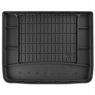 FROGUM TM Kofferbakmat - Geschikt voor MERCEDES B-Klasa W245 (2005-2011) - Met thuiskomer reservewiel - TPE Rubber - Zwart
