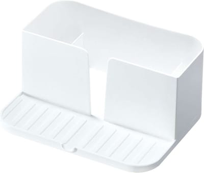 iDesign - Sink Caddy met Onderblad - Gerecycled Polypropyleen - Wit