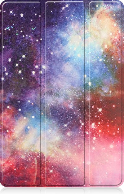 Hoesje - Geschikt voor Lenovo Tab P11 Pro - Dun & Stevig - Trifold Bookcase - Hard Cover Case - Met Uitsparing Geschikt voor Lenovo Pen - Hardcover Book - Tablet Hoes - Galaxy