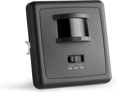 Inbouw Bewegingsmelder Binnen 160 Graden Hoek - Infrarood Sensor met Tijdsinstelling