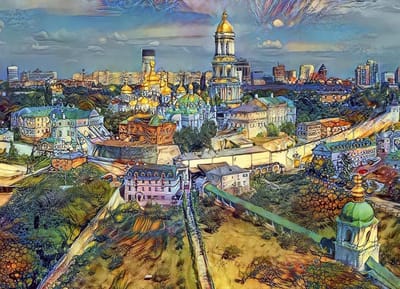 Bluebird Puzzle legpuzzel Kyiv Ukraine City - 1000 stukjes landschap