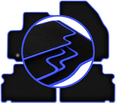 CARLUX-BLUE automatten voor: Ford S-MAX MK1 minivan (2006-2011)