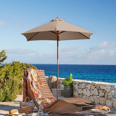LOBERON Parasol Enfield taupe