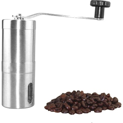 Handmatige Koffiemolen Koffiebonen Malen Roestvrij Staal Keramisch Mechanisme Verstelbare Braam Koffiemolen Molen Koffiegereedschap 1PC ( S .).