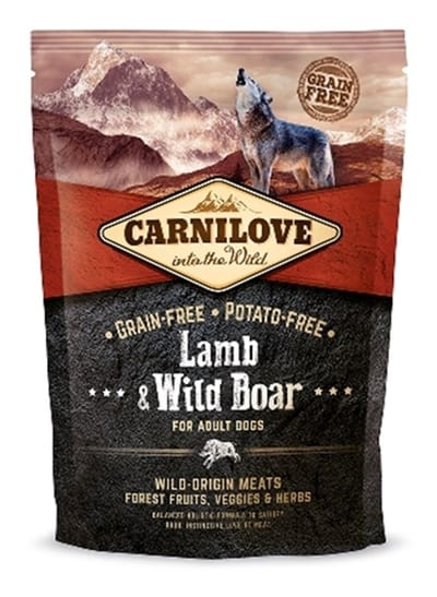 Hondenvoer CARNILOVE - Lam en Wildzwijn - Graanvrij, 1.5kg, Holistische Voeding