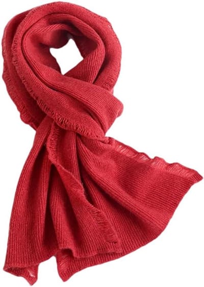 Dames Sjaal - Warme omslagdoek - Winterse warmte - Zacht gebreid materiaal - 135-175 cm - Effen