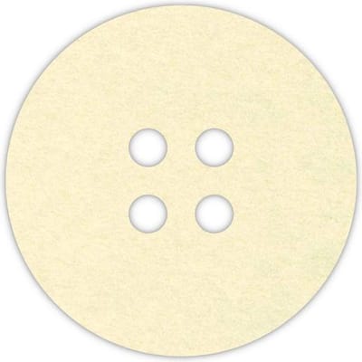 Knoop onderzetters - Vilt - Creme - Rond - 6 stuks - ø 9,5 cm - Tafeldecoratie - Glas onderzetter - Cadeau - Woondecoratie - Woonkamer - Tafelbescherming - Onderzetters Voor Glazen - Keukenbenodigdheden - Woonaccessoires - Tafelaccessoires