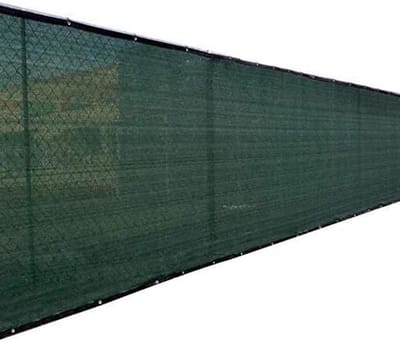 Heknet met kabelbinders - Gaas schaduwnet - Privacy en bescherming - Hoge dichtheid polyethyleen - 18 x 15 meter - Groen