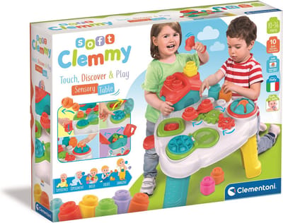 Clementoni Soft Clemmy - Touch & Play Sensory Table - Speeltafel - Activiteiten Tafel - 10-36 maanden