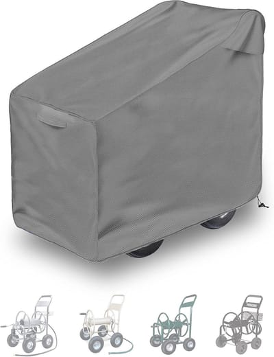 Tuinslanghaspelhoes - Slanghaspel Beschermhoes - Tuinonderhoud - Duurzaam Oxford Materiaal - 36"x28"x36" - Grijs