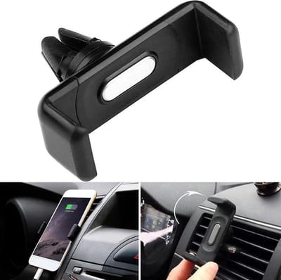 *** 2 stuks Telefoonhouder auto - Universeel - Ventilatie - Ventilatierooster Geschikt Voor - Houder geschikt voor samsung en iPhone - Mobiele houder verstelbaar - van Heble® ***